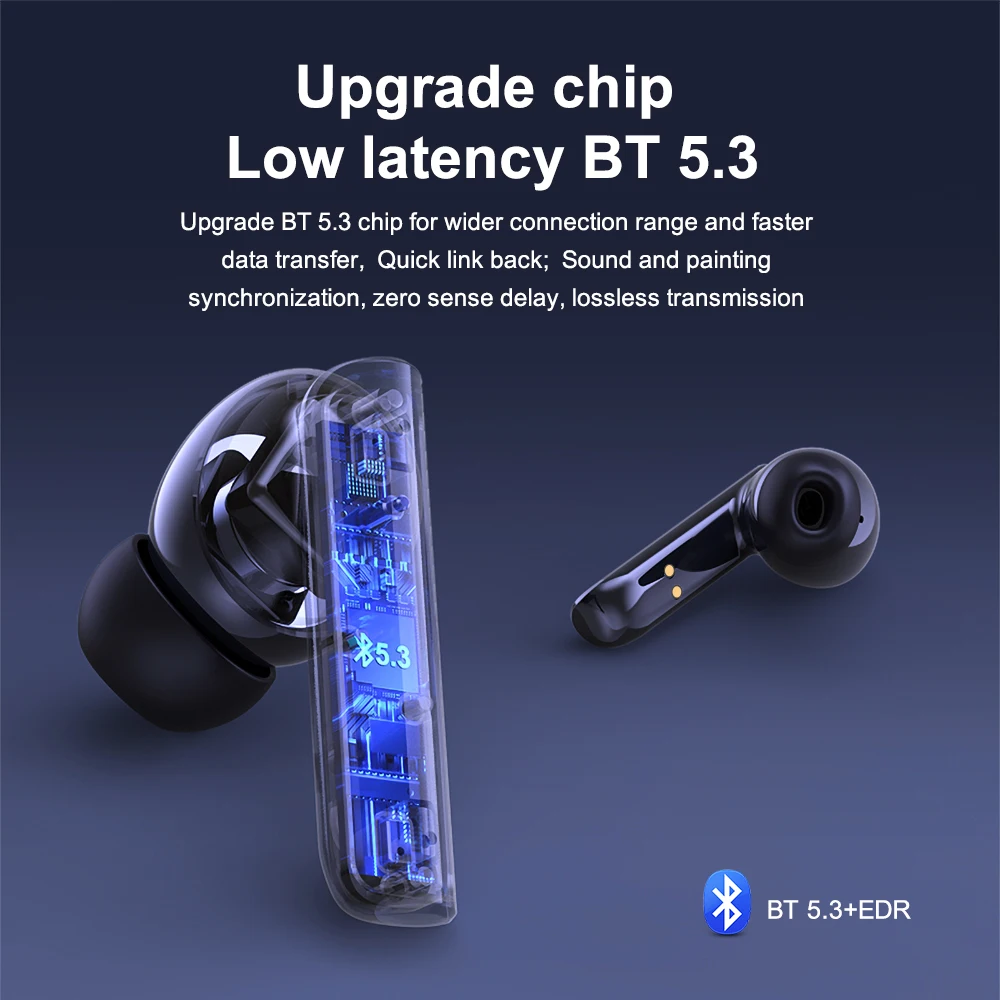 New arrival K60 TWS ANC ENC Wireless earbud BT 5.3 Earphone Wireless Earbuds hd call stereo sound Android IOS Phones tws earbuds