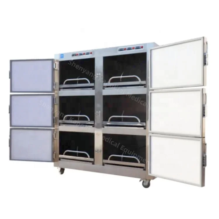KLIT 6 Dead body cold room morgue six  corpses refrigerator used mortuary equipment