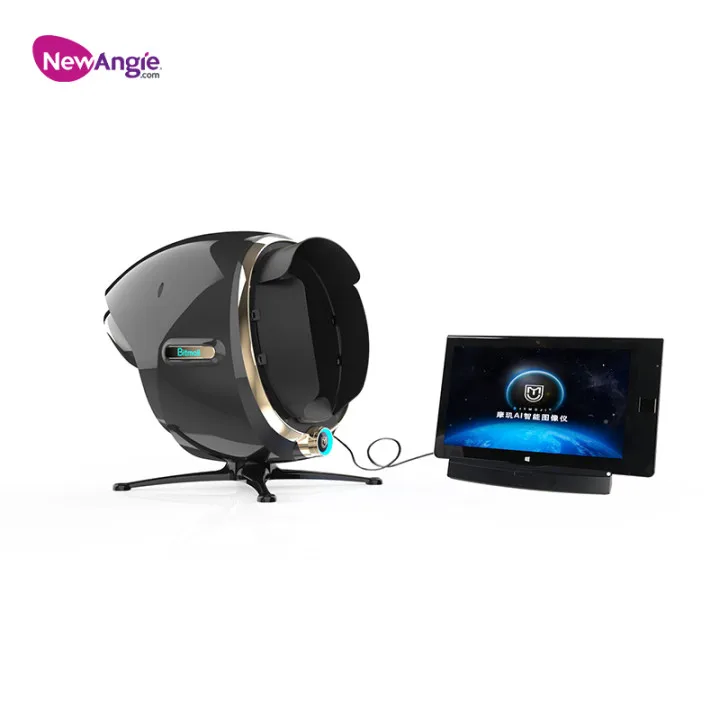Skin Mirror Analyzer 3D Dermatoscope 8 Spectrum skin analyzer Smart Mirror Wood Lamp Face Scanner