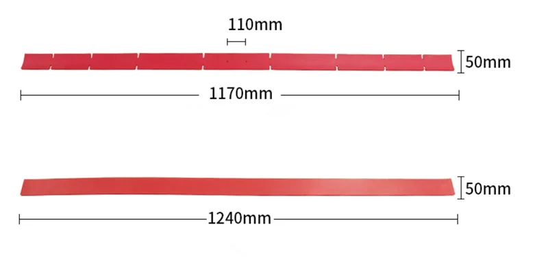Высококачественный мягкий полиуретановый скребок 35-55A с твердостью под заказ, скребок для стиральной машины