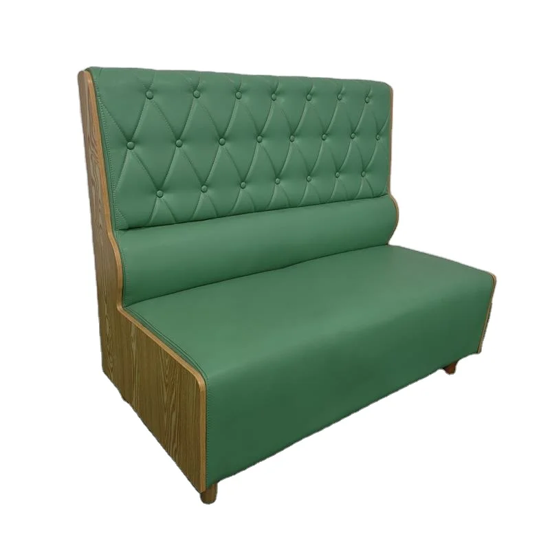 Modern Restaurant booth coffee sectional sofa booth seating for cafe