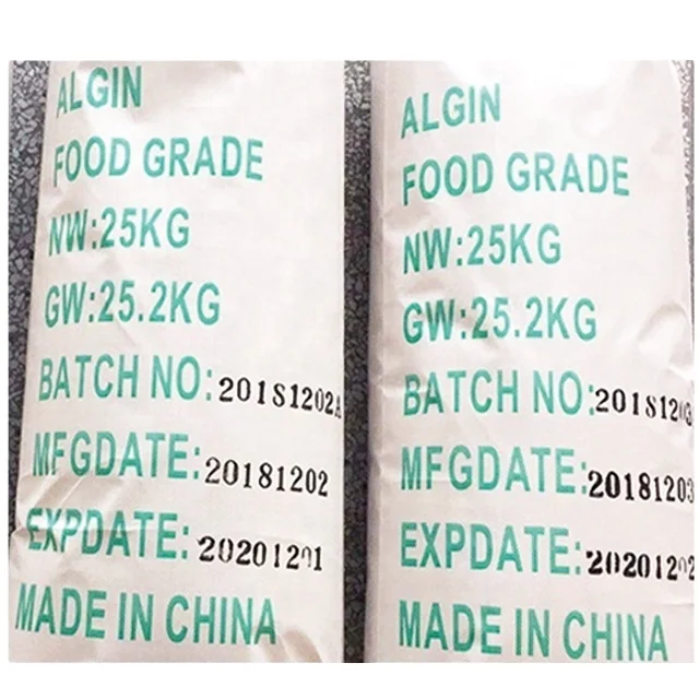 Bulk price china dental sodium alginate powder textile grade