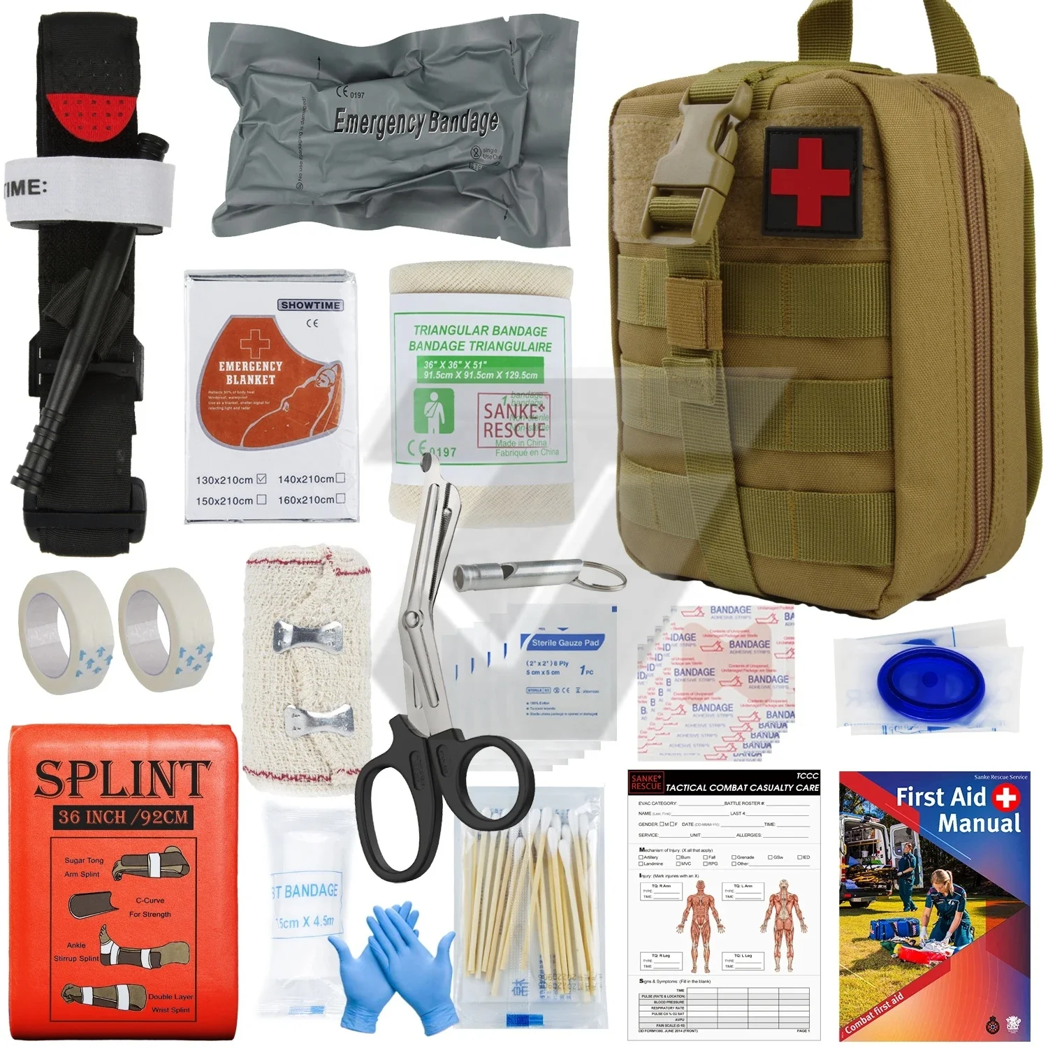 tactical & personal defense equipment Tactical Med Bag Tactical Medic Kit First Aid Kit with Chest Seal