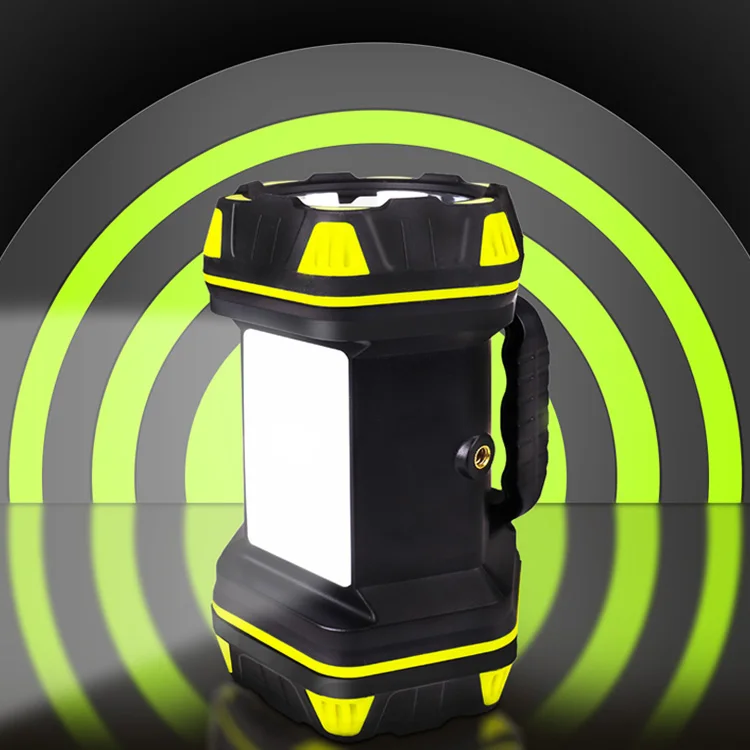 MU Hot Sale Outdoor Waterproof Flashlight Searchlight USB Rechargeable Camp Lantern Spot Light Led Camping Lamp