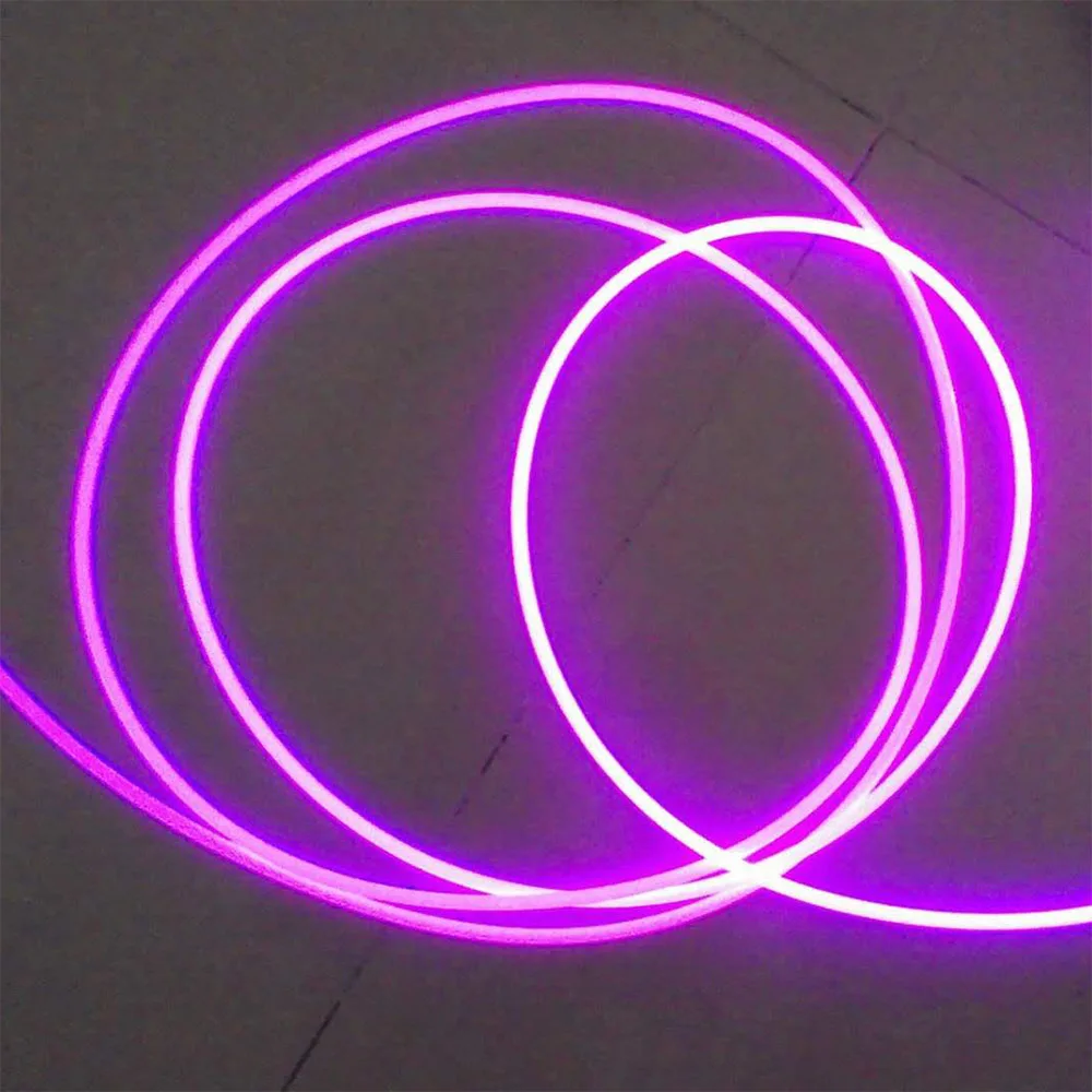 
5MM Diameter MMA Flexible Plastic Side Glow Fiber Optic for LED Fiber Optic Lights 