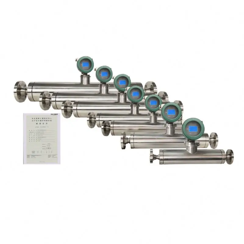 High Grade Sunflower oil Straight Tube coriolis mass flow meters