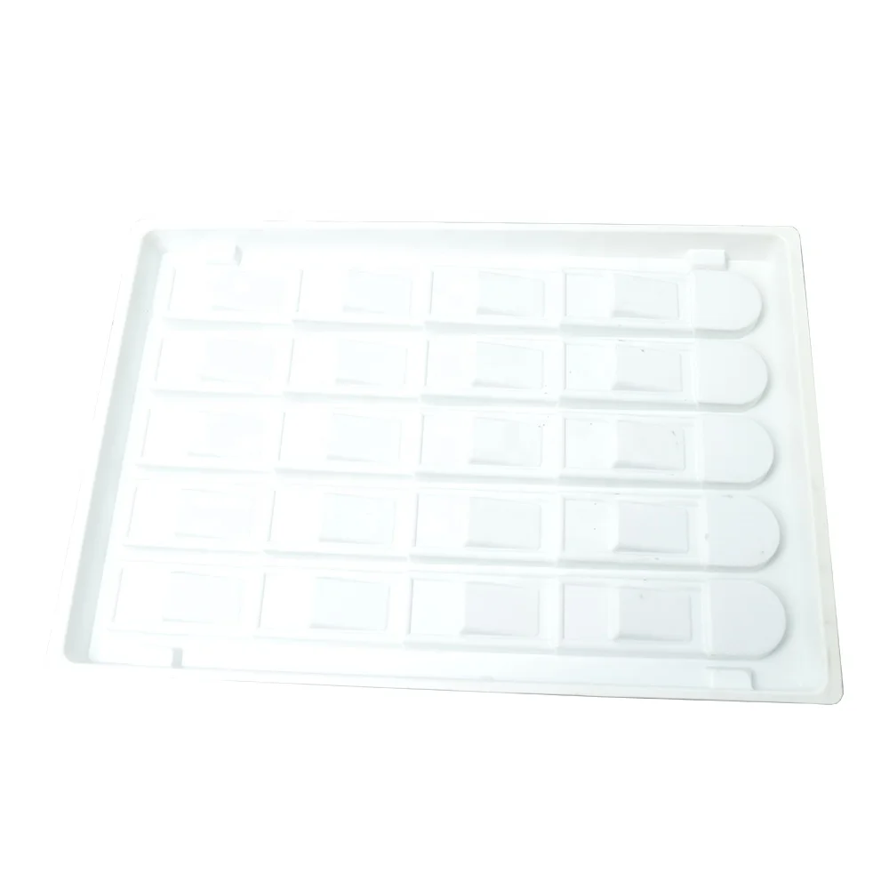 High quality PVC material microscope slide tray for 20 glass slide