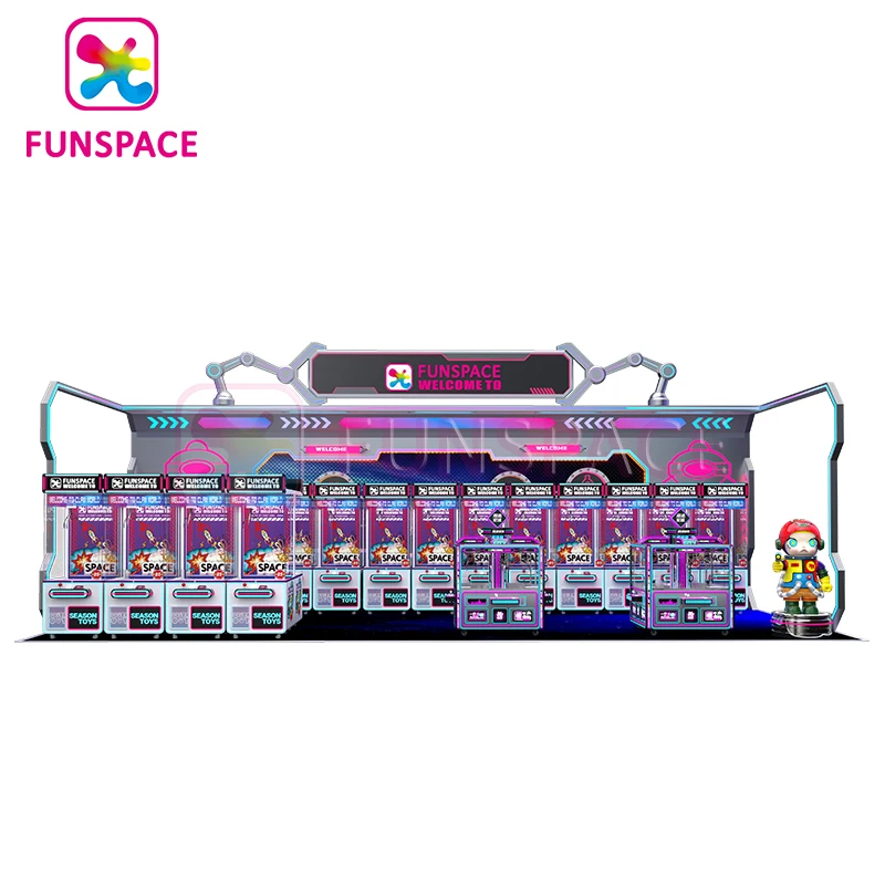 Funspace Factory Price Coin Operated Claw Machine Arcade Catch Doll Game Machine Gift Machine