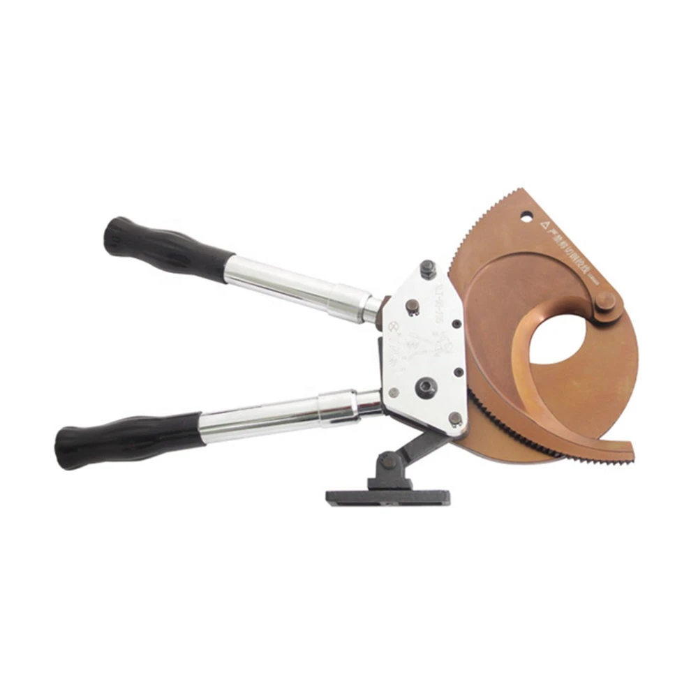 Hand Tool Cutting Manual Cable Cutter, 275MM Ratchet Cable Cutter