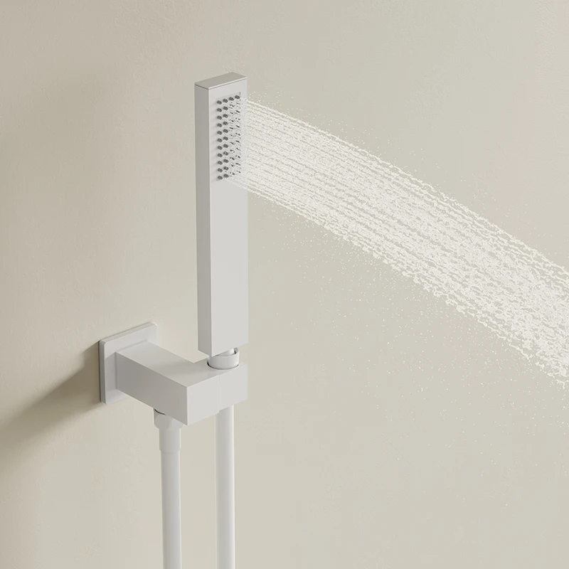 Luxury Temperature Control Digital Shower Set 2024 Bathroom Concealed Shower Set Ceiling Waterfall Shower