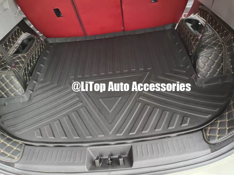 TPE Car Mats Rear Cargo Liner Luggage Mats For Chery Tiggo 8 PRO 2023-2024 Car Accessories Trunk Mat Carpets