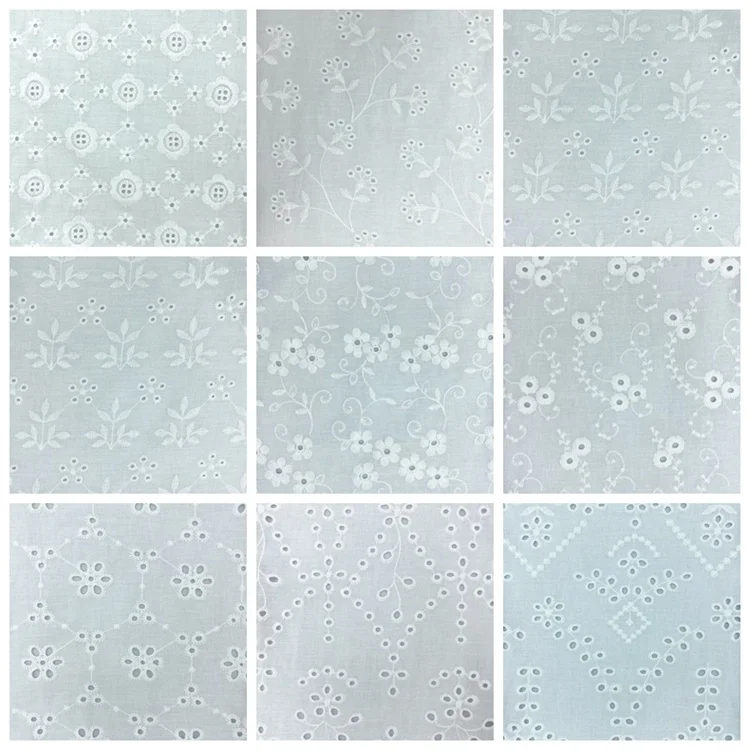 Европейская Ткань 100% хлопок кружево Дубай швейцарская вышитая ткань вышивка для платья