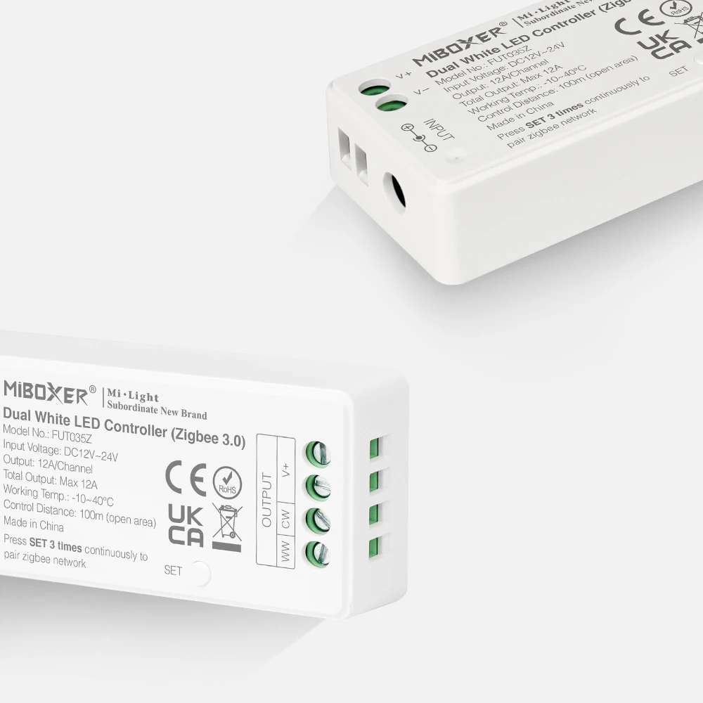 Контроллер светодиодных лент FUT035Z 12A/CH Zigbee диммеры для светодиодной ленты CCT