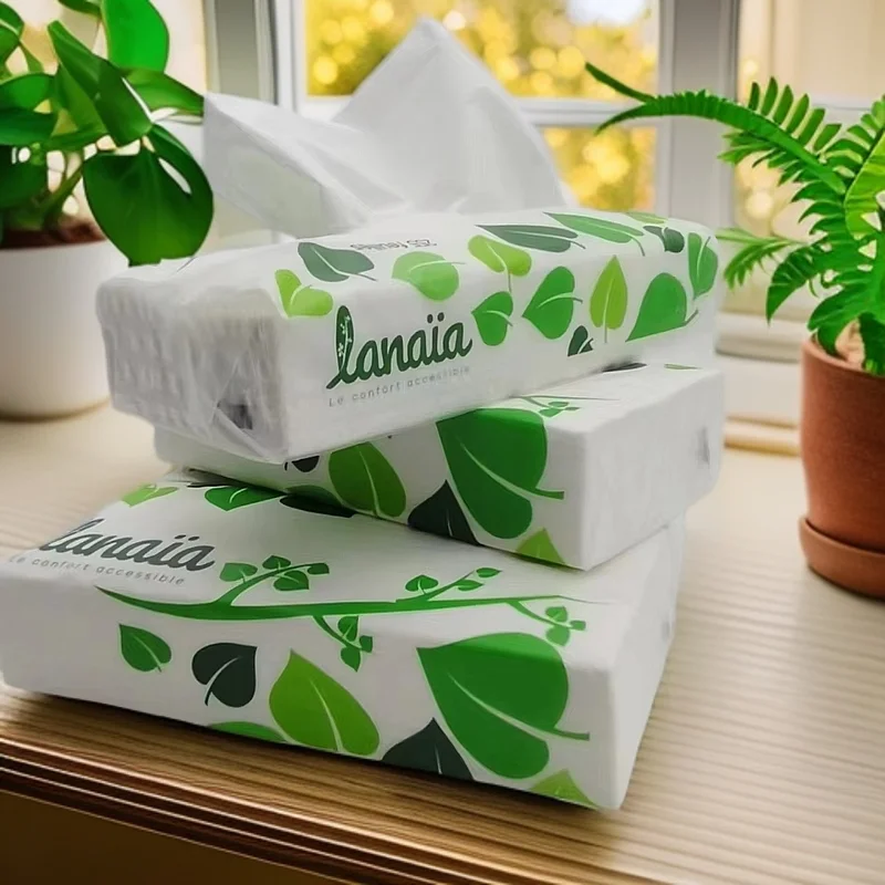 Оптовая Продажа с фабрики дешевая печатная древесная масса 3Ply салфетка для лица