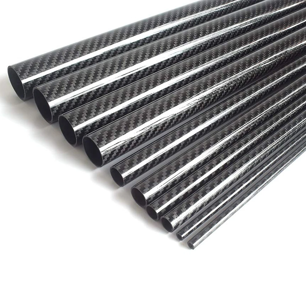 carbon fiber tubing:high pressure,high strength carbon fiber pull-winding tube by carbon fiber tubing China supplier