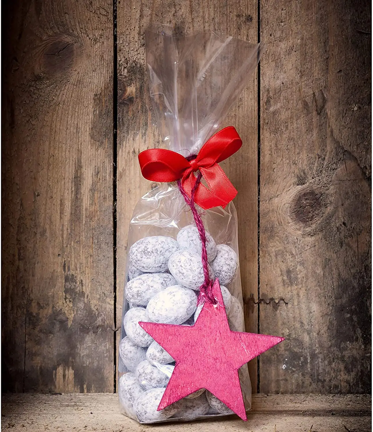 Clear Block Bottom Cellophane Gift Bags