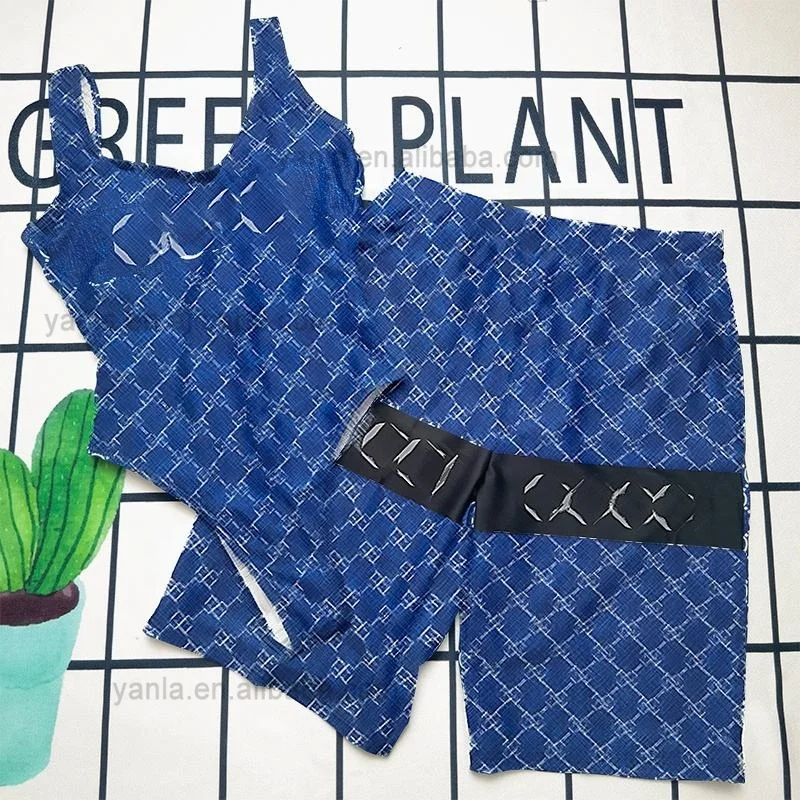 Famous Brands Luxury Beachwear Designer print Women Sexy Bikini Men Summer Swim Trunks Boardshort Matching Swimwear For Couple