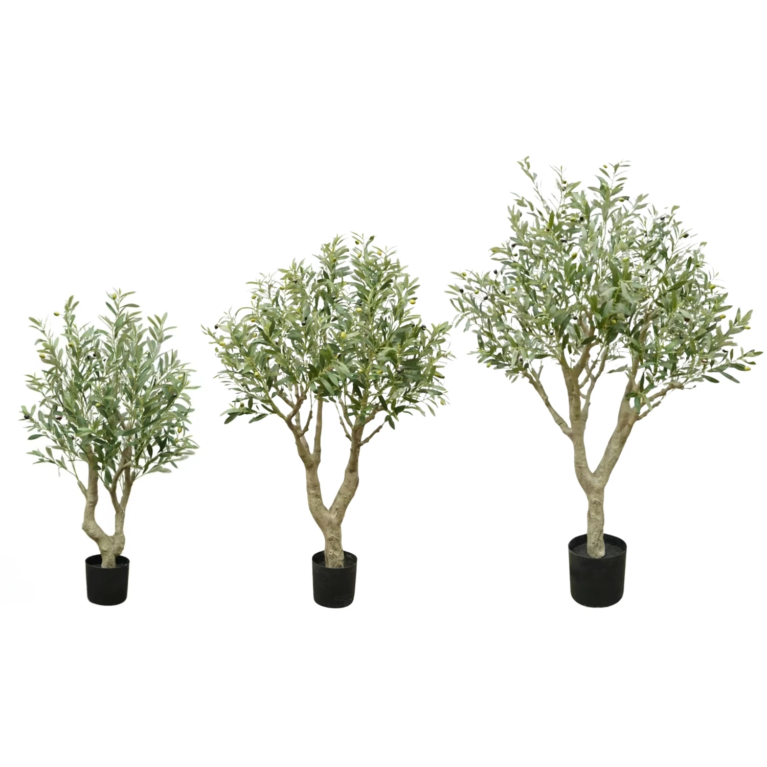 120585 Natural greenery Silk Centerpieces Artificial Olive Tree For Garden Park Tree Decoration potted olive trees artificial
