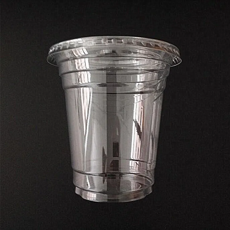 Fruit Juice Drinking Cup With Lid and Straw 12oz 14oz 16oz 24oz Cold Beverage Cup Plastic Iced Coffee Cups