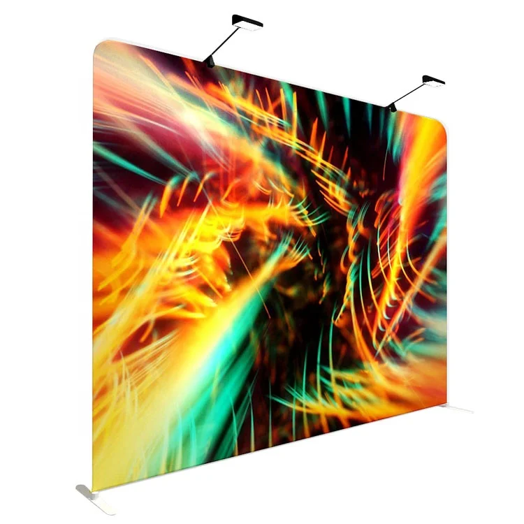 Factory Sale Event Backdrop Exhibition Custom Print Banner Stand Picture Back Drop With Logo