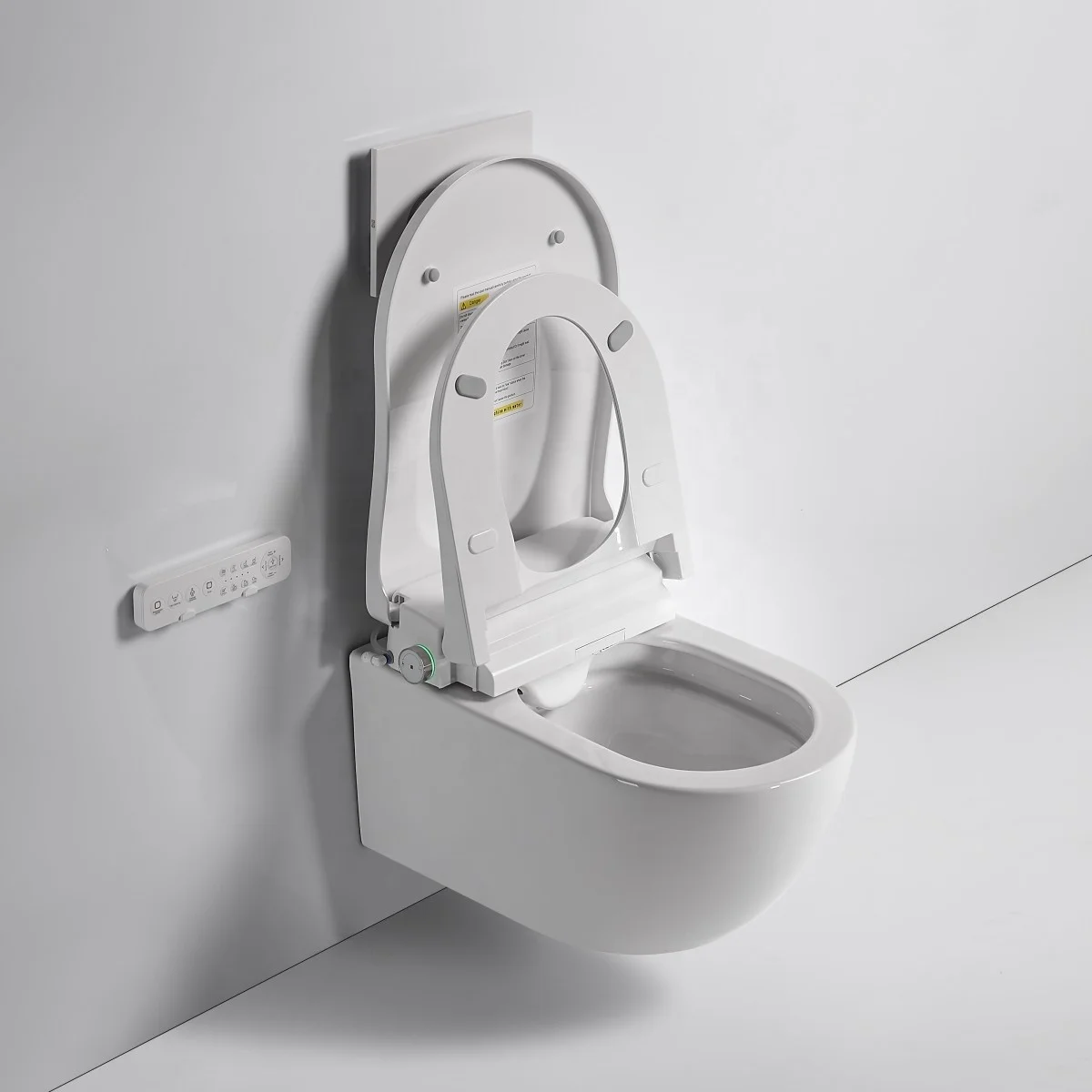2023 new wall hung smart toilet intelligent seat heated Automatic wall mounted smart toilets seat electric Cover
