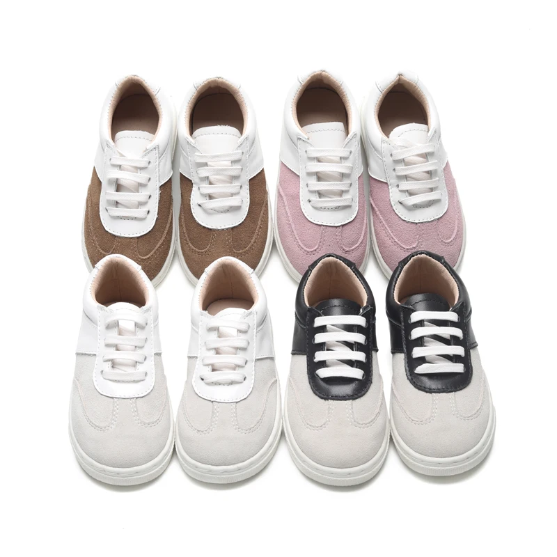 Mix Sizes Fashion Breathable Eco-friendly Materials Boys And Girls Wholesale Sneakers Leather Kids Shoes