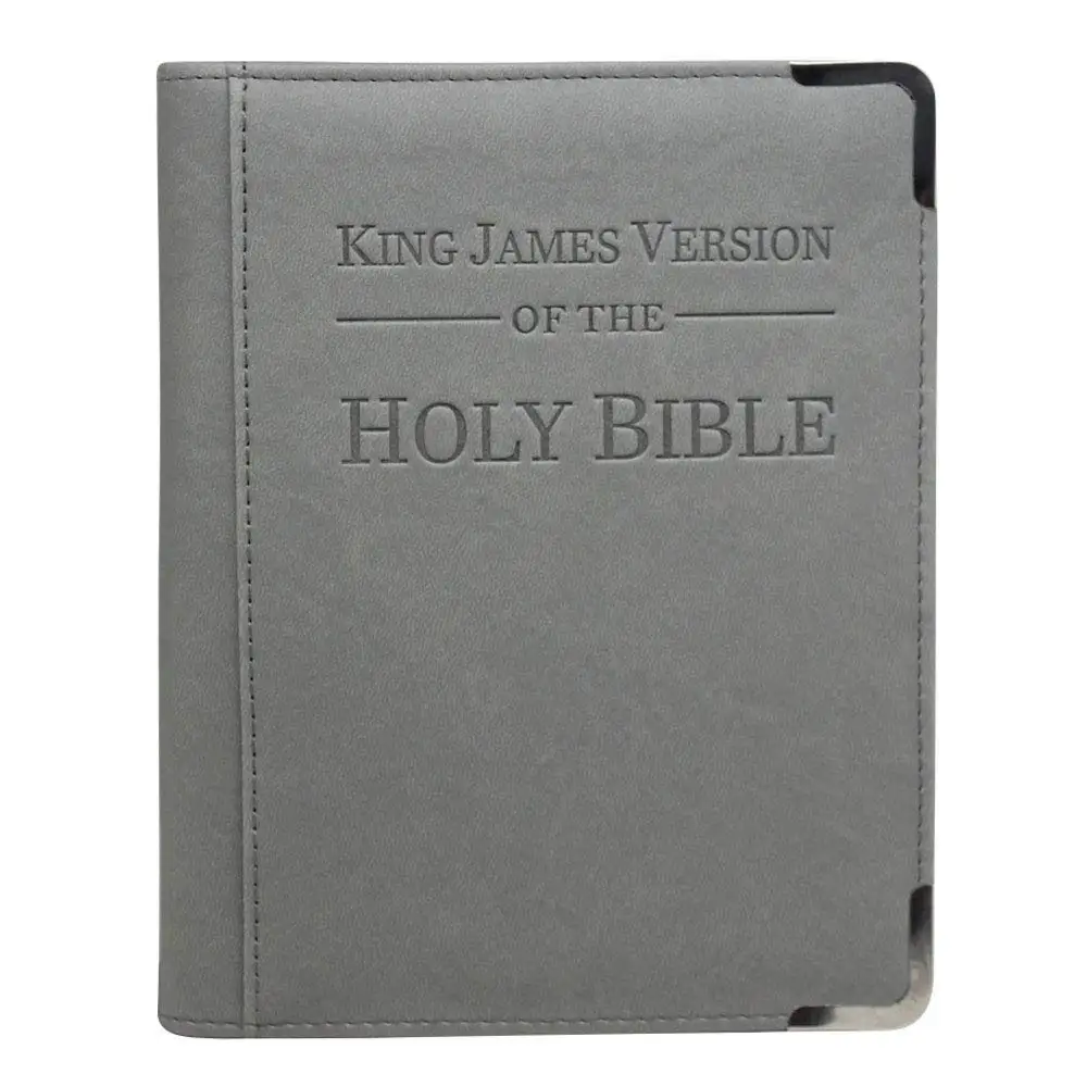  Boshiho Bible Cover Smooth PU Leather Case Bag for Church Christian Perfect Gift Zipper Book Carrier
