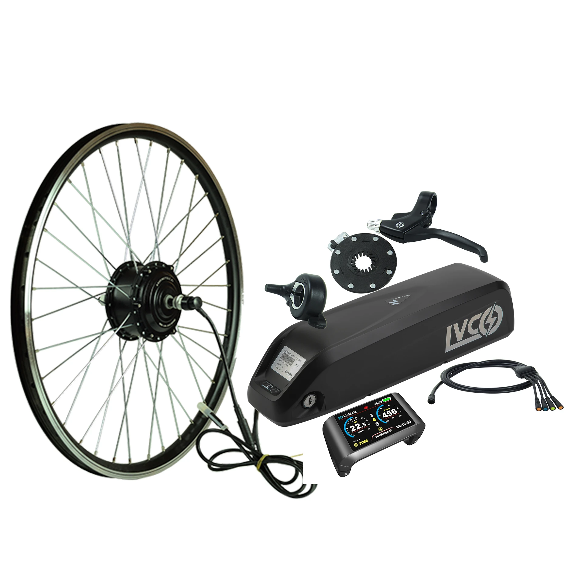Lvco заводская цена электровелосипед Wi Bafang 700C комплект для самостоятельной сборки трехколесного