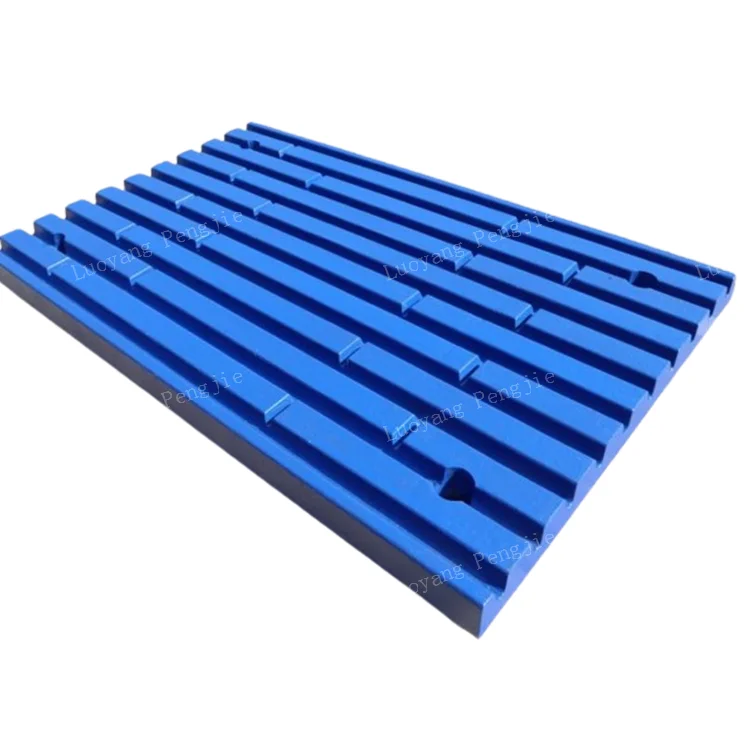 Jaw Crusher Spare Parts Manufacturer Fixed Jaw Plate Movable Jaw Plate Suitable for JM1208 10114743000 10114744000