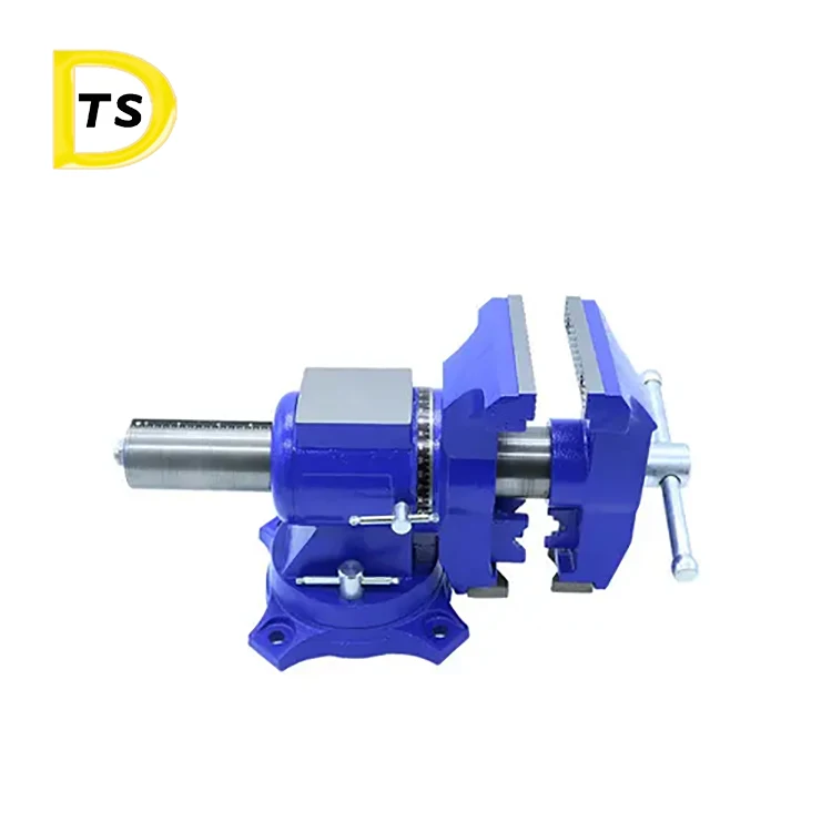 High Quality Ductile Iron Multi-purpose Bench Vise with Jaw and Swivel Base Secure Grip