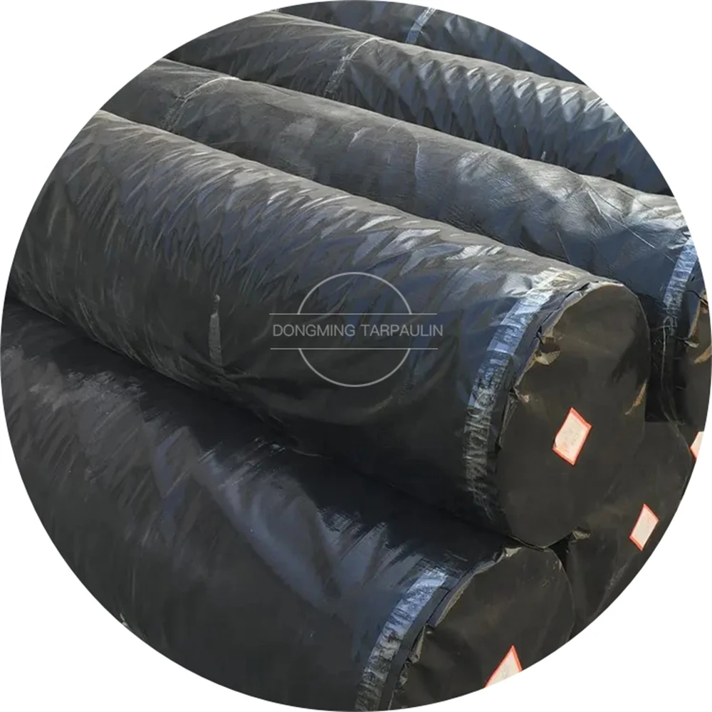 Heavy Tarpaulin Perforation Waterproof And Rainproof Blue Sliver Orange Rolls To Jakarta Indonesia