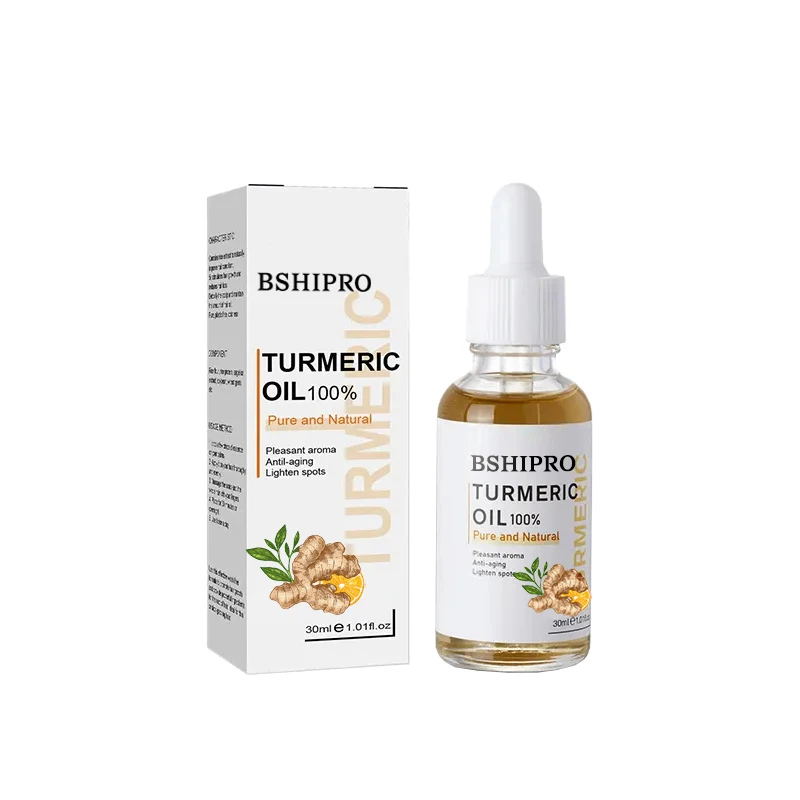 New Turmeric Essence Facial Essence Anti-Aging and Acne Mark Fade with Ginger Pure Essential Oil Gently Moisturizing Skin