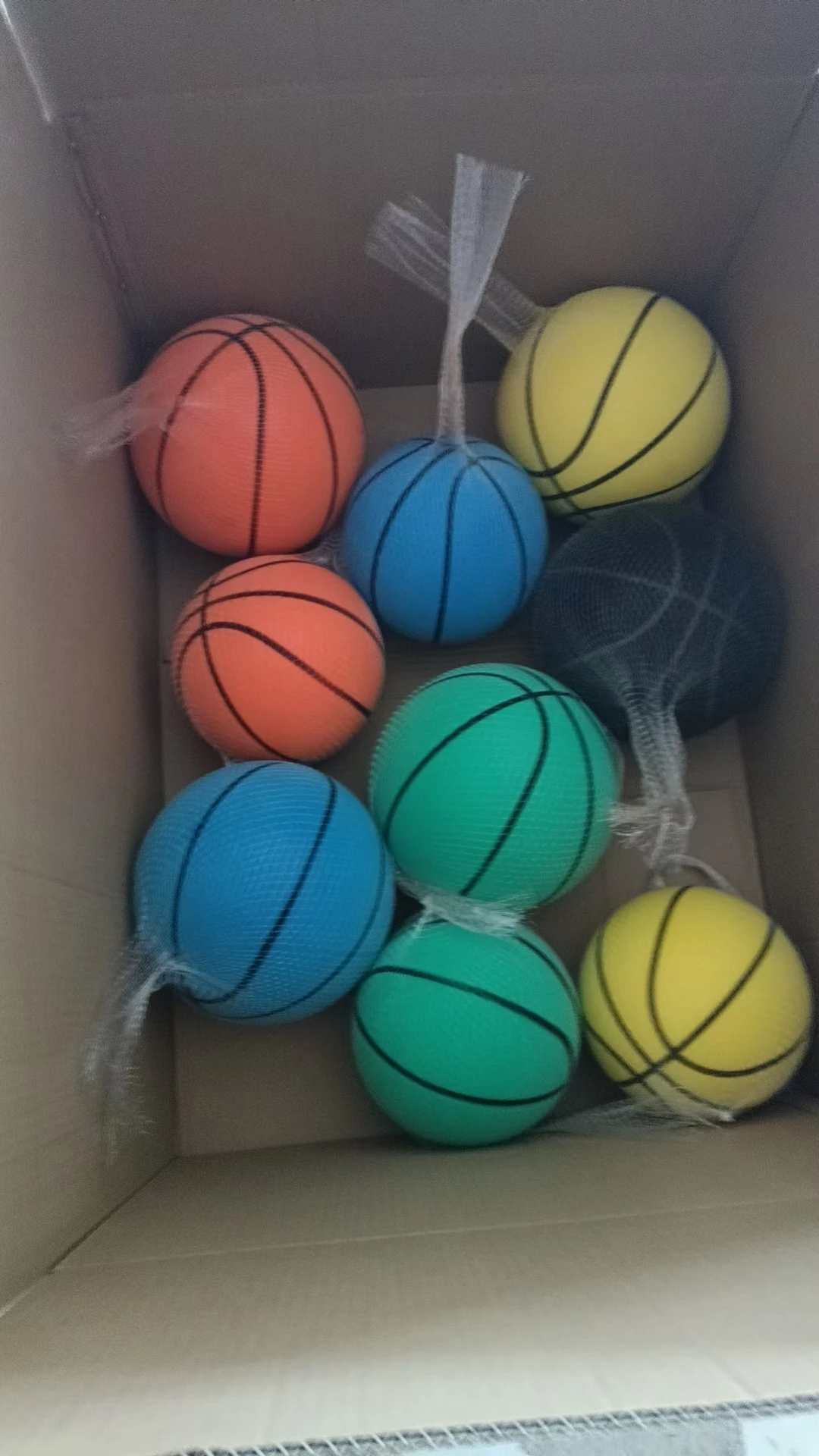 Custom Logo Silent Ball Indoor Quiet Training ball 18/21/24CM Baloncesto Silencioso Stress Ball Bouncing Mute Silent Basketball