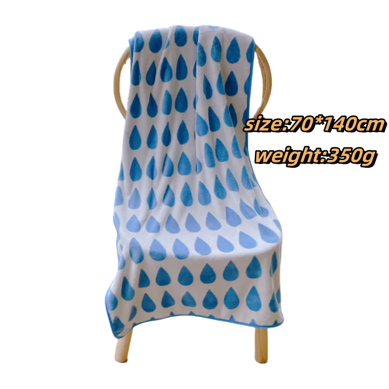 Factory Wholesale Coral Velvet Bath Towels Quick-Drying Soft and Absorbent Microfiber for Home Hotel and Travel