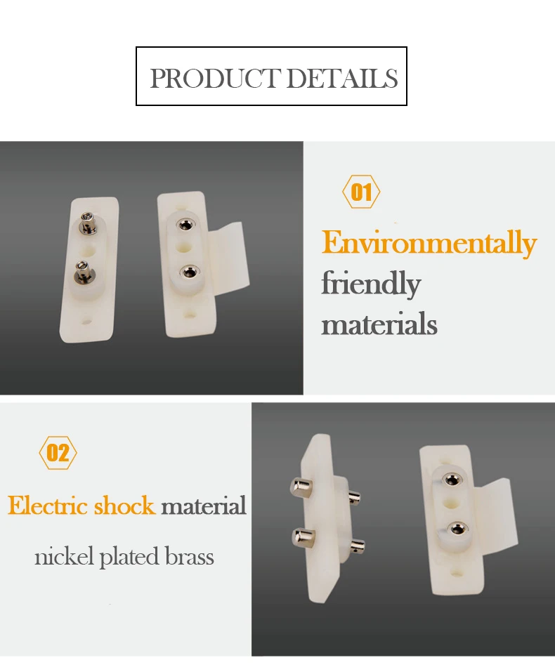 Magate 2 Pin Transfer Hinge Link on Door Frame Tappet Contacts Door Cord Door Loop