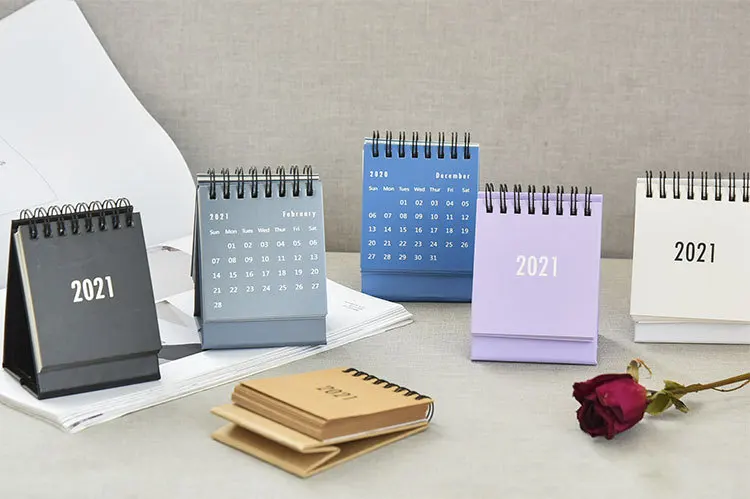
Note Pad Combination Weekly Print Weekly Planner Pad, Spiral Desk New Year Calendar 2021 