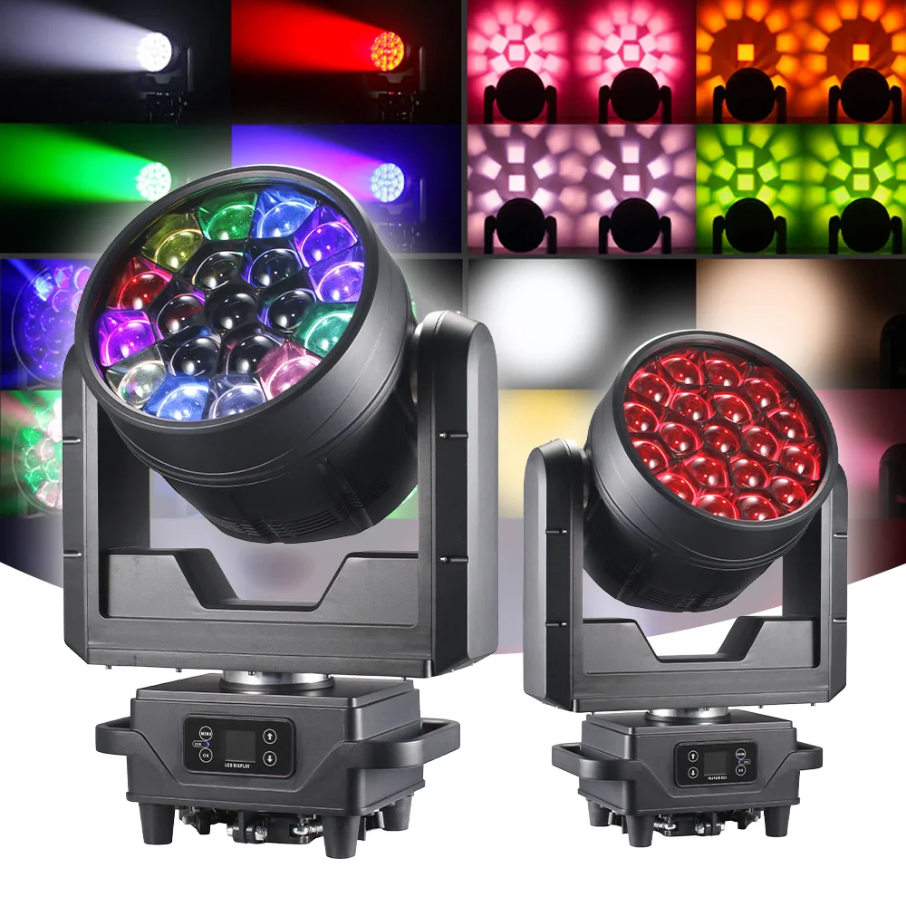 New 19*40W RGBW 4in1 Waterproof LED Stage Light Moving Head Beam Wash for Landscape IP66 Rated