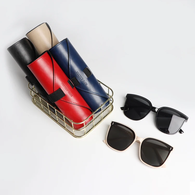 Estuches para gafas,Color customized Eco-friendly PU soft case glasses women for Reading, School, Office