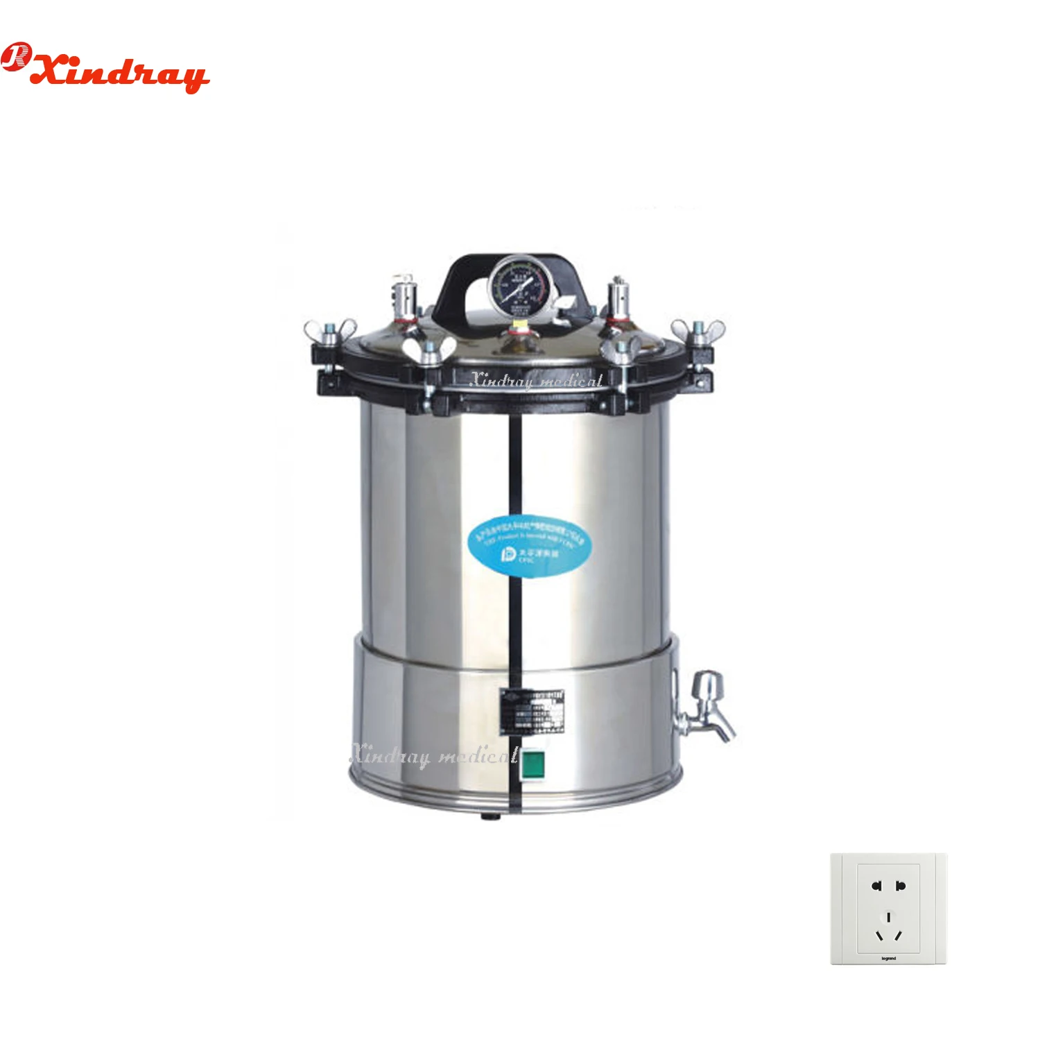 Factory Price Hospital 100L Vertical Steam Sterilizer Autoclave