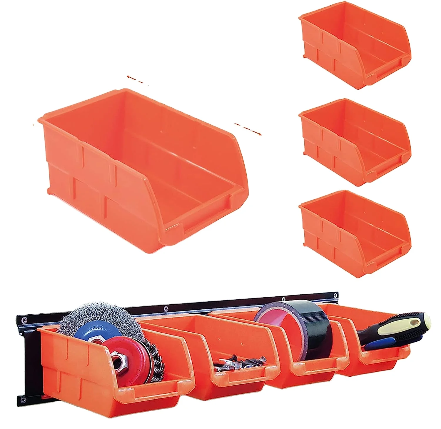 Пластиковые настенные стеллажи