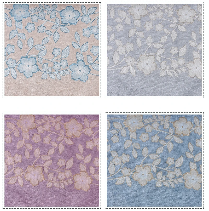 chenille jacquard bedroom valance curtain european solid blackout curtain