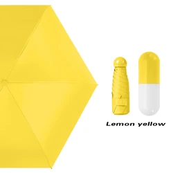 Compact Folding Umbrella Portable Mini capsule Umbrella gift for girls