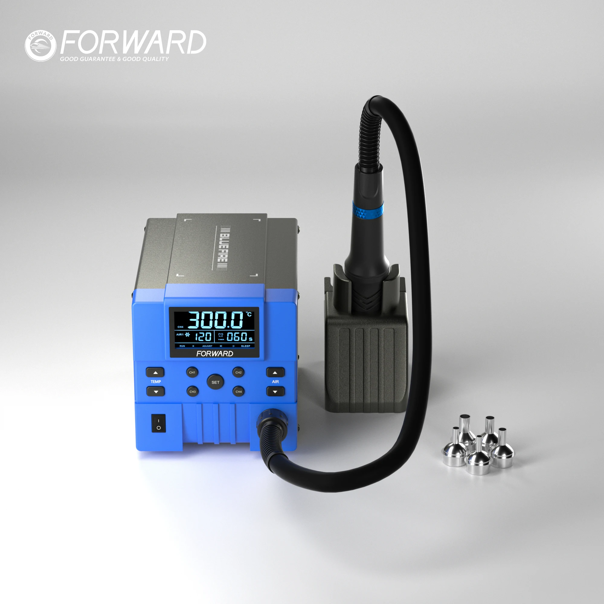 FORWARD Good Quality Ultra-low resistance nozzle Hot Air Gun Rework Welding Station