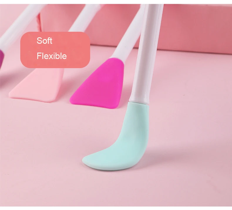 High Quality Double-Ended Silicone Brush For Facial Mask Cosmetic Beauty Tool Double-Ended Mask Brush Applicator