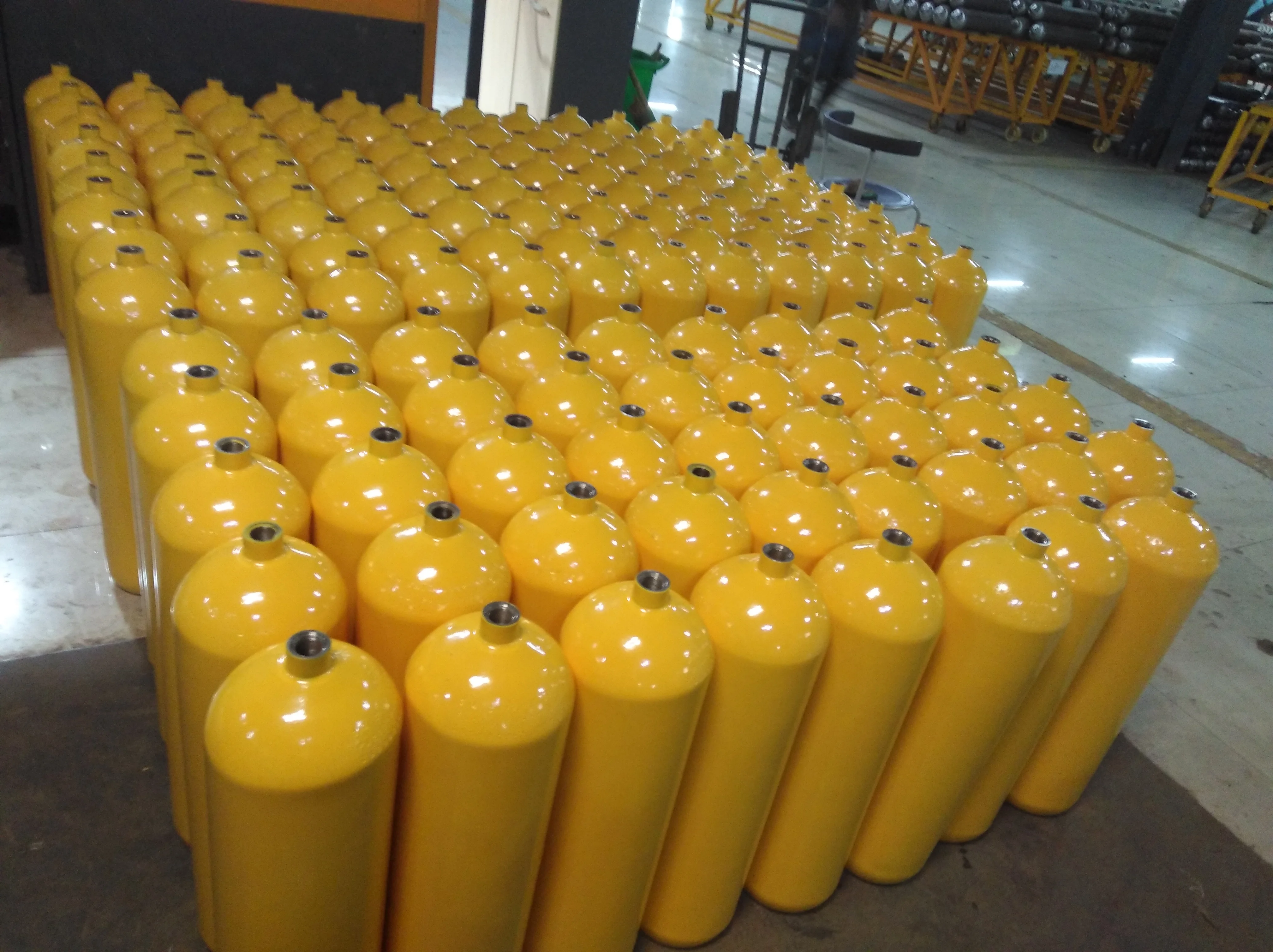 Respirator Series Seamless Steel Breathing Cylinder with TPED Certification