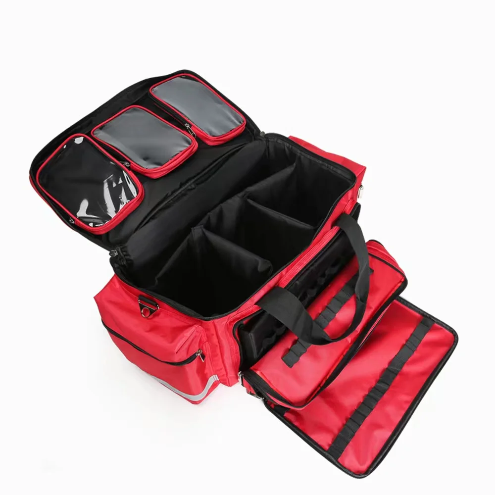 Medical Equipment Portable Empty First Aid Kit Medical Bag Ambulance Emergency Survival Trauma Bag Earthquake Rescue Kit Bag