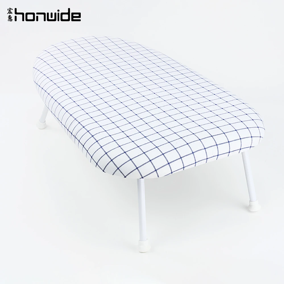 Small Iron Board with Heat Resistant Cover and 100% Cotton Cover for Sewing Craft Room, Household, Dorm,