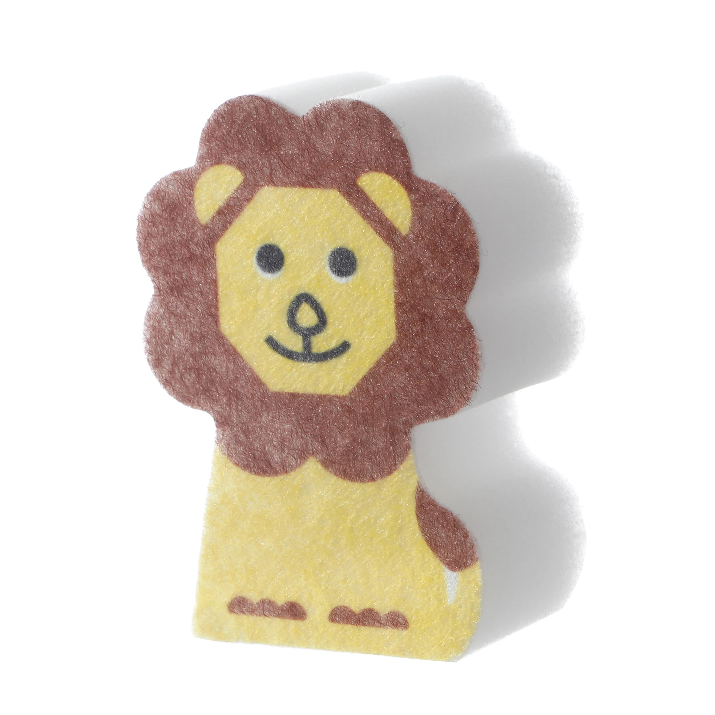 Small Animal Shaped Magic Melamine Sponge With Non woven Fabric
