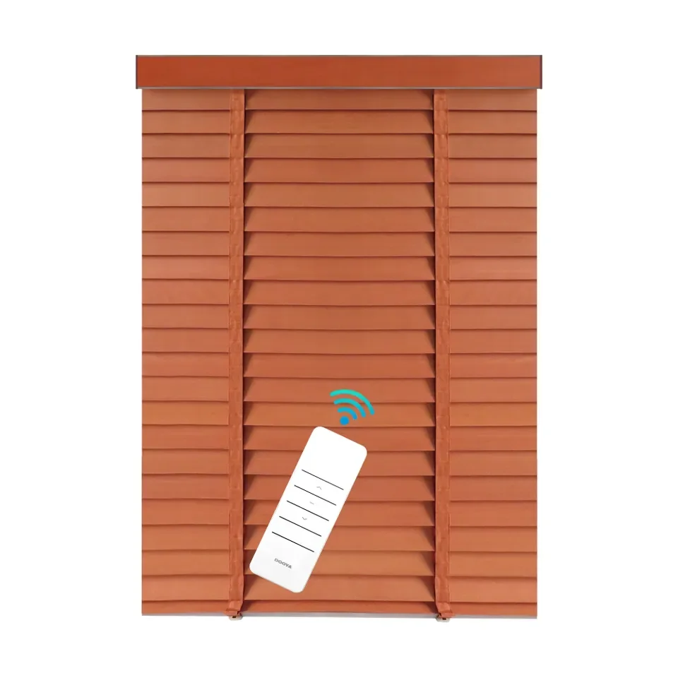 Electric blinds Venetian blinds motor wooden Paulownia blinds
