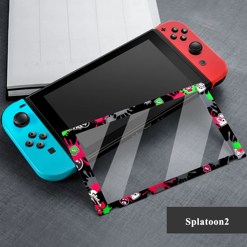 2.5D 9H закаленное стекло для защиты экрана Zelda Mario Splatoon